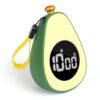 Avocado Digital Countdown Timer, Cute Kitchen Gadget, Adjustable Volume Timer for Cooking and Baking, One-Button Design, 99-Minute, Use AAA Battery, Portable Digital Timer, Home Kitchen Tool