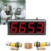 AVSMGP 4-Digit Clicker Counter with 5M Sensing Range, 9999 Count Capacity & Memory Retention Adjustable Sensitivity for Parts and Box Tracking