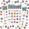 AWDSTN Road Trip Bingo Cards Game, Bingo Game for Adults Family, Car Bingo Game for Travel, Travel Games Party Supplies Favor Decoration Bingo Decorations, 24 Players Bingo Games -02