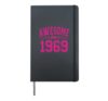 Awesome Since 1969 Awesome Since Birthday 1969 Vintage Hardcover Journal, Black