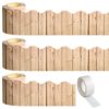 AWIZOM 99 Ft Light Wood Bulletin Board Borders Rustic Scalloped Trim Decor