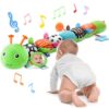 AWOTOY Baby Sensory Toys Music Caterpillar Plush Infant Toys 0 6 12 Months