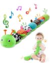 AWOTOY Baby Toys 6-12 Months Music Caterpillar Stuffed Animals Infant Toys