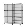 AWTATOS 6 Cube Closet Organizer Storage Shelves, Grey