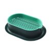AWUZNE Hydroponic Cat Grass Planter Kit - Soilless Growing Tray for Indoor Cats, Mess-Free Sprout Starter Box with No Seeds Included (Green)