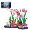 Axolotl Building Blocks Set for Kids, Aquatic Animal Toy Desk Decor