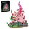 Axolotl Building Set, Compatible with LEGO Animals, 998 PCS Marine Animal Building Kit with Movable Joints & Display Base, STEM Building Toy Gift for Adults & Teens 14+, Creative Gift Desk Decor