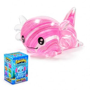 Axolotl Squishy Stress Ball,Swirl Stress Balls for Kids Adults Squishies Stress Relief,Soft Slow Rising Stress Relief Toy,Handheld Stress Ball for Anxiety and Focus
