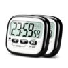 AyayaBoss 2-Pack Magnetic Kitchen Timers for Cooking, Digital Stop Watch Countdown Timer for Kids, Teachers, Classroom, Office, Exercise - Battery Included