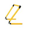 Aymzbd Children Training Hurdle Foldable Agility Adjustable PVC Soccer Exercise Obstacle Lightweight Structure Suitable for Kids Athletes Practice Home, Yellow, 50CM 5-50cm Adjustable