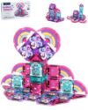 Aywewii Mini Magnetic Tiles Travel Set 42pcs Kids Toys Girl Gifts Ages 3-8