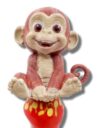 AZ Bows Fun and Lucky Good Luck Bingo Dauber Dobber Topper Replacement Cap Adorable Lucky Chimpanzee Chimp Monkey