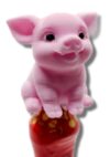 AZ Bows Fun and Lucky Good Luck Bingo Dauber Dobber Topper Replacement Cap Adorable Lucky Little Piggie Piglet Pig