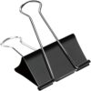 AZ Shi Kong Jumbo Binder Clips 3 inch, Binder Clips Extra Large Heavy Duty 36 Pcs for Office Supplies, Black
