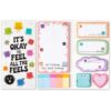 B1ykin Sticky Notes Set - 550 Sheets Memo Writing Pad Mental Health Design