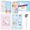 B1ykin Teacher Appreciate Stationery Gift Set - 3Pcs Got Too Silly Goose A5 Spiral Notebook & 550 Sheets Sticky Notes with Pen, Back to School Gift with Box for School Students Office (Funny Goose)