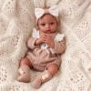BABESIDE 16 inch Silicone Baby Doll - Reborn Baby Dolls Silicone Full Body Platinum African American Black Girl, Weighted Newborn Baby with Complete Accessories for Kids 3+