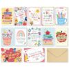 Bablira 24 Teacher Appreciation Cards Set, Boxed Teacher Thank You Cards for Appreciation Week & Gifts, Gifts for Teachers on Teacher's Day, at the End of the Year or for Back-to-School Season