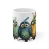 Baby Bird Mug – Adorable Colorful Bird Design on a 15oz Ceramic Mug – Fun for Bird Lovers & Coffee Fans