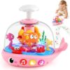 Baby Girl Toys 6-12 Months: Press & Spin Ocean Musical Light Up Toy