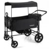 BABY JOY Wagon Stroller for 4 Kids, Foldable 4-Seater Stroller Wagon