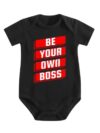 Baby Romper,Be Your Own Boss,Adorable Whimsical Print Daily Clothing