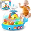 Baby Toys 6-12 Months, Musical Aquarium Infant Toys for 7 8 9 10 11 Months