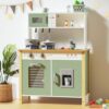 Babytronic Kids Play Kitchen Ages 3+ with Real Lights, Sounds (Green)