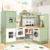 Babytronic Wooden Corner Kids Play Kitchen, Pretend Play Toy Gift for Kids