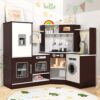 Babytronic Wooden Corner Kids Play Kitchen, Pretend Play Toy Gift for Kids