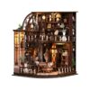 Bacchus Bookstore DIY Book Nook Miniature House Kit 3D Puzzle