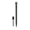 Back2Fun - Mechanical pencil for children with bunny on top, includes 12 leads 2B, fun children's stationery, pencil holder 0.5 mm, designed for school pencil case or as a gift