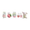Back2Fun - Set of 5 Decorative 3D Rabbit Pins Resin Push Pins for Cork School Supplies Kawaii Back to School Desk Accessories