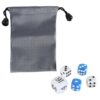 Backgammon Dices Set with Pearls Finish for Board Game, Professional Acrylic Dices Set of Doubling Cube Backgammon