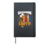 Backgammon Queen - Backgammon Backgammon Brett Backgammon Hardcover Journal, Black