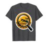 Back to School Ant Colony Magnifying Glass Graphic T-Shirt, Men, Dark Heather Grey, X-Large