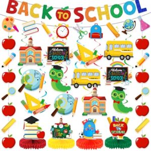 Back to School Decorations, Welcome Back to School Banner for Classroom