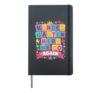 Back To School Kindergarten Here We Go Again Kids Hardcover Journal, Black