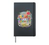 Back To School my 1st day of kindergarten Hardcover Journal, Black