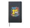 Back To School my 1st day of kindergarten Hardcover Journal, Black
