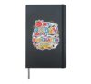 Back To School my 1st day of kindergarten Hardcover Journal, Black