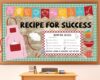 Back to School Recipe for Success Bulletin Board Apron Classroom Decor
