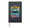 Back to the 2000s R&B Girl Vintage Retro 00s Hardcover Journal, Black