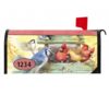 Backyard Songbirds Fully Magnetic Mailbox Cover, Marjolein Bastin Spring Summer Mailbox Wrap with Address Numbers, UV-Protected, Fits Standard Mailboxes