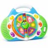 BainGesk Learning Toys for 1 2 3 Year Old Boys Girls, Musical Alphabet Flip Toys with Sound and Light, Educational Toys for Toddlers, Christmas Birthday Gift for Baby