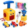 Balloon Launcher Toy Set,Balloon Powered Cars, Inertial Balloon Car, Creative Inflatable Balloon Pump Racing Car,Scientific Experiment Intelligence Education Preschool Children's Toys.(24PCS Balloon)