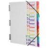 Baluue A4 File Folder Organizer with 12 Layers, Lightweight Pp Binder Dividers with Tabs and Multilayer Classification, Large Capacity Document Organizer for Office and Study, Elegant