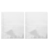 Baluue PVC Money Binder Pages for Banknote Collecting Album, 3-Ring Paper Money Box Inserts with 20 Lightweight, Convenient to Carry Sheets, for Collecting Banknotes