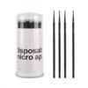 Bamboo Cotton Swabs with Reusable Black Bucket, Soft Tips for General Cleaning and Detail Work (1 Pack)