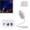 Baobaoyu HD Smart Dynamic 5D Holographic Night Light Projector, Plug and Play, USB (with 24 Films)